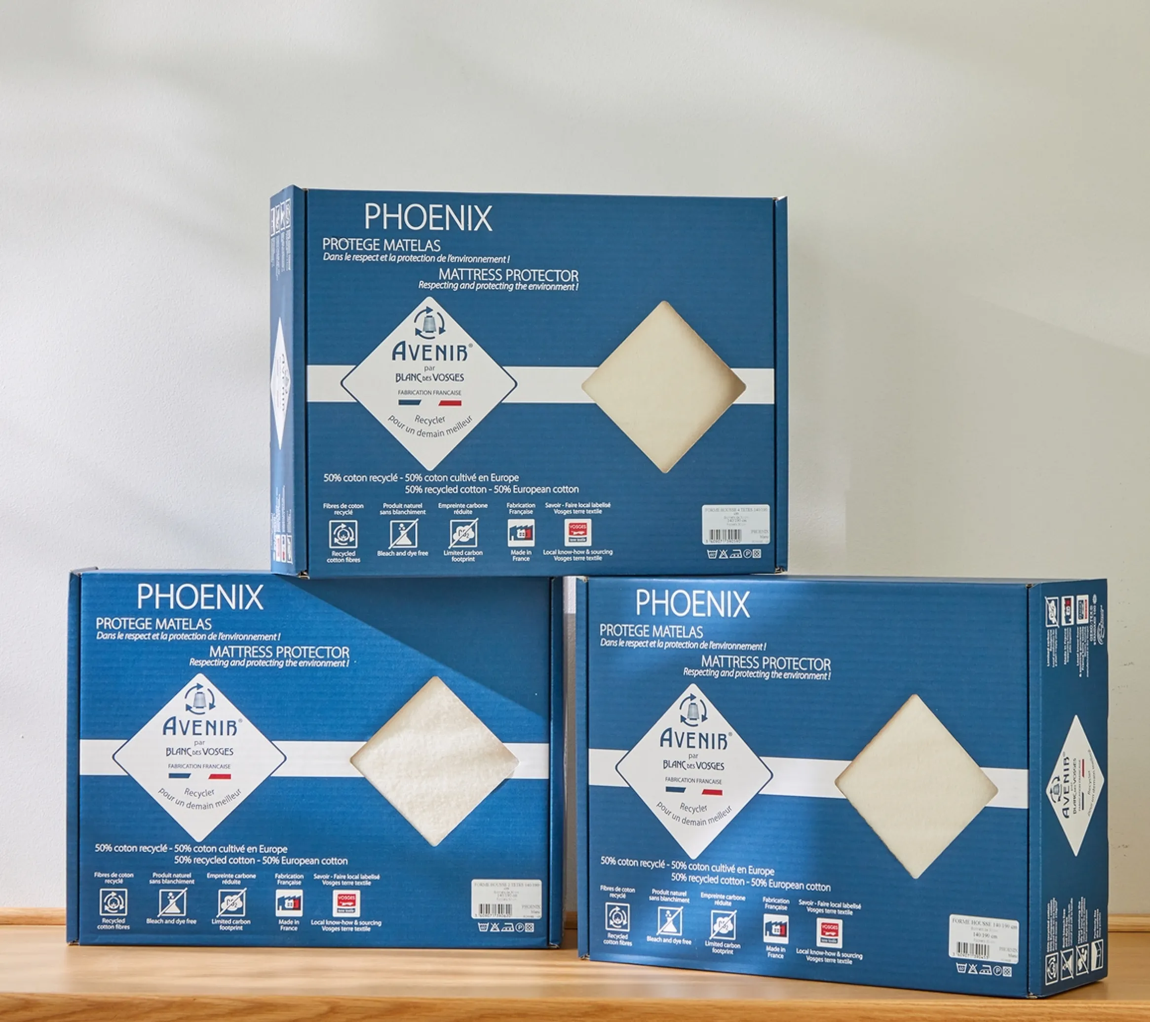 FORME HOUSSE 2 TETES PHOENIX BLANC