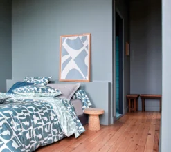 HOUSSE DE COUETTE CRAFT BLEU PAON