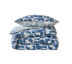 HOUSSE DE COUETTE CRAFT BLEU PAON