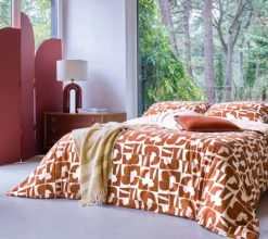 HOUSSE DE COUETTE CRAFT TERRA COTA
