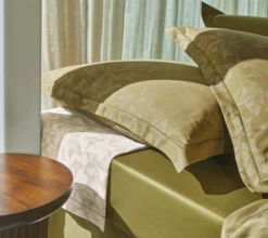 HOUSSE DE COUETTE GINGKO OLIVE