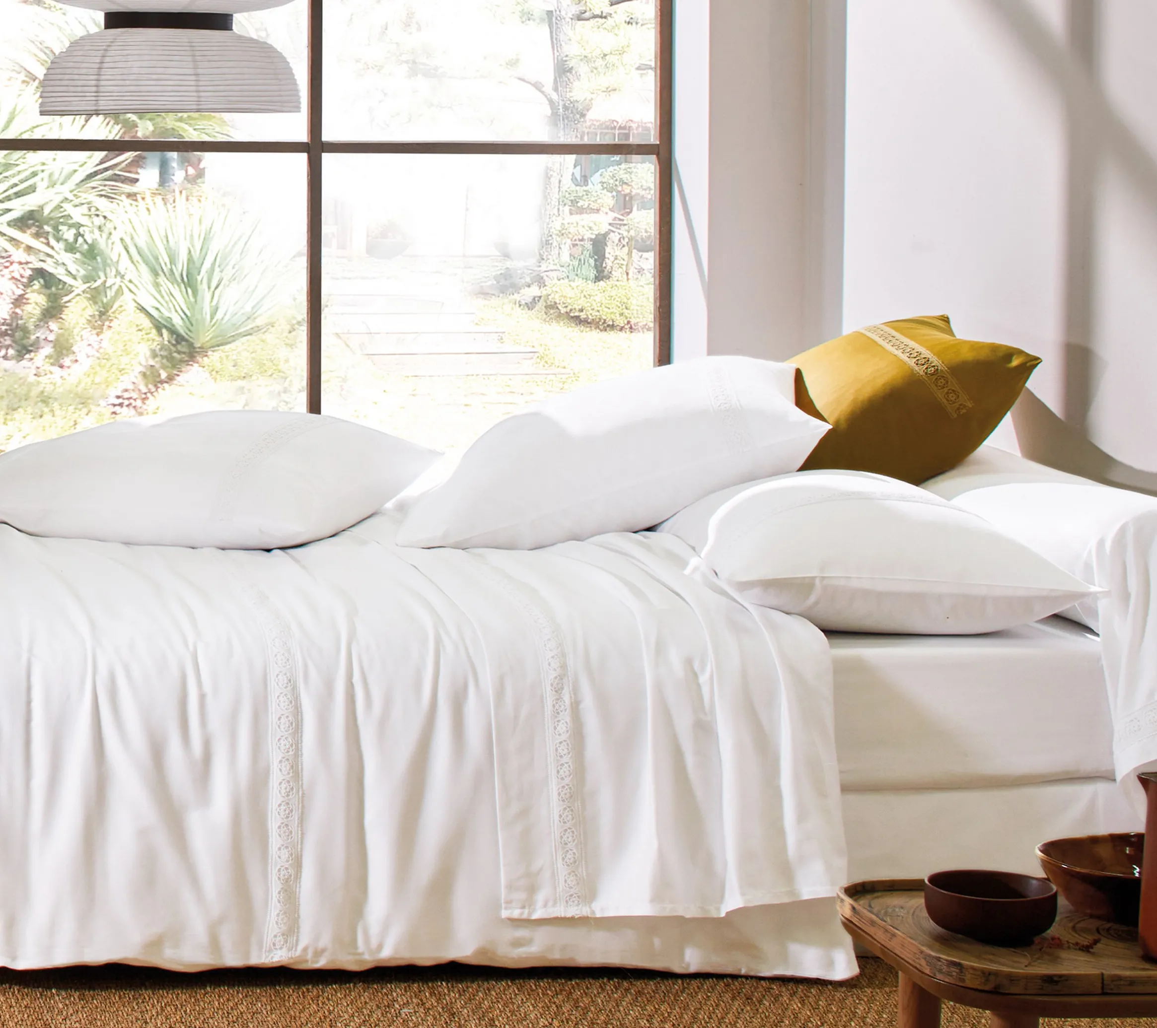 HOUSSE DE COUETTE HERITAGE BLANC