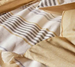 HOUSSE DE COUETTE HORIZON OCRE