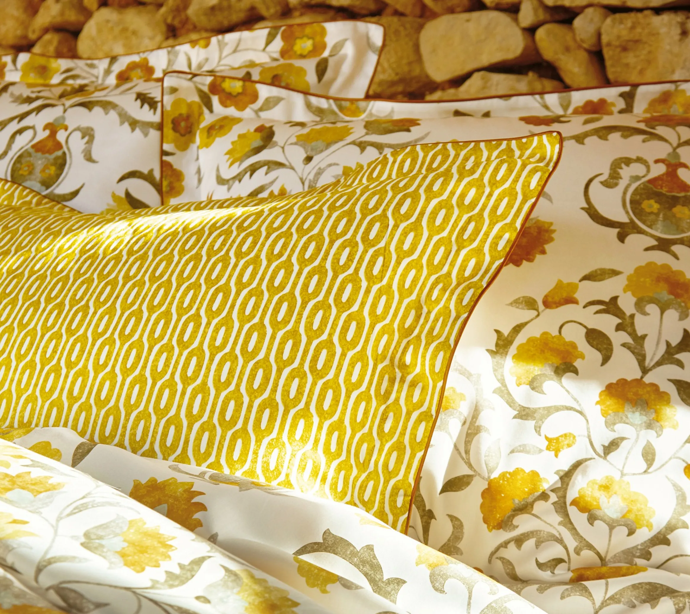 HOUSSE DE COUETTE JARDIN ORIENTAL MIEL