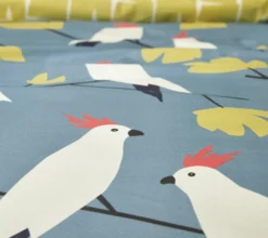 HOUSSE DE COUETTE LOVE BIRDS DENIM