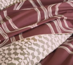 HOUSSE DE COUETTE MADDIE BOURGOGNE