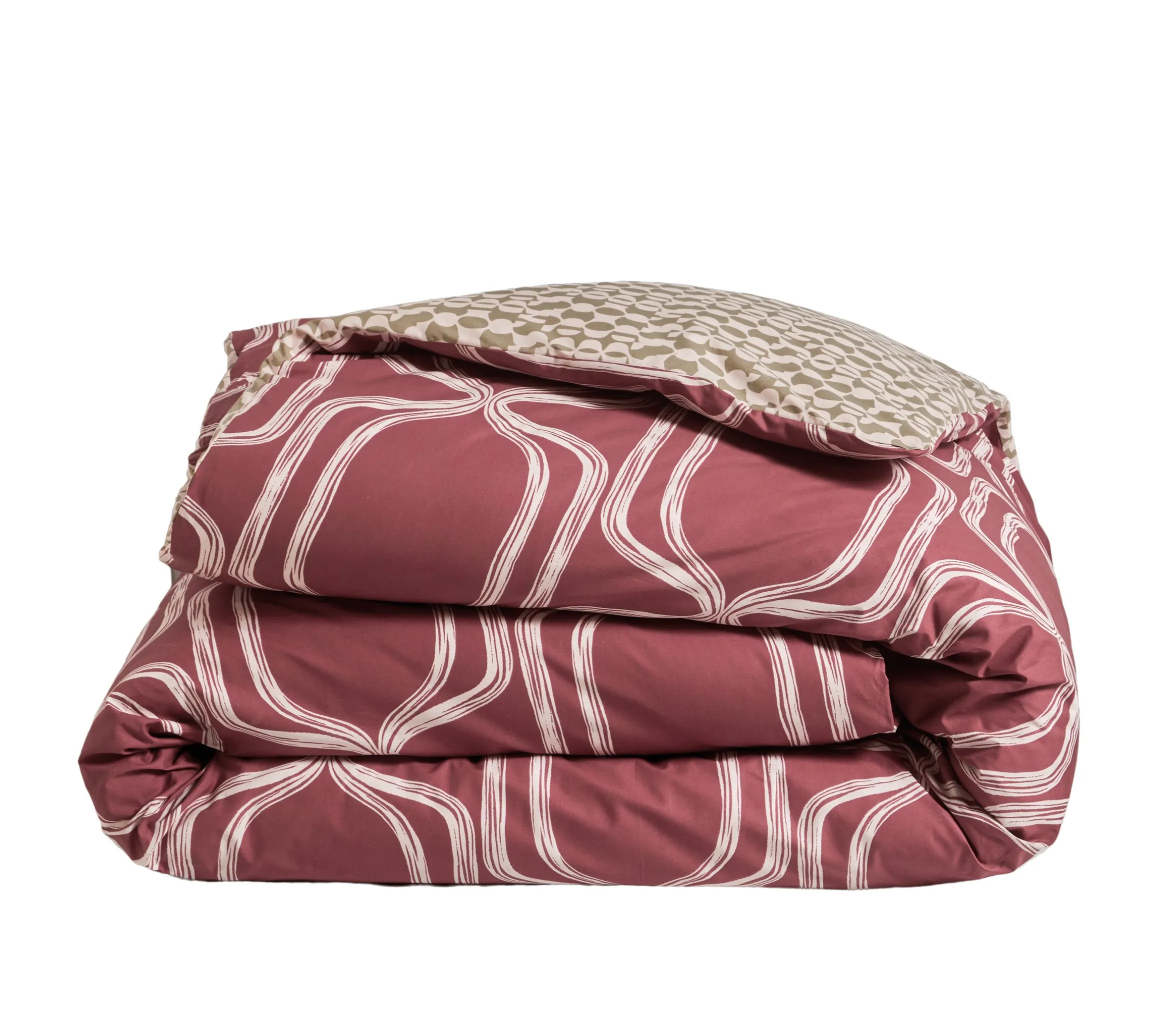HOUSSE DE COUETTE MADDIE BOURGOGNE