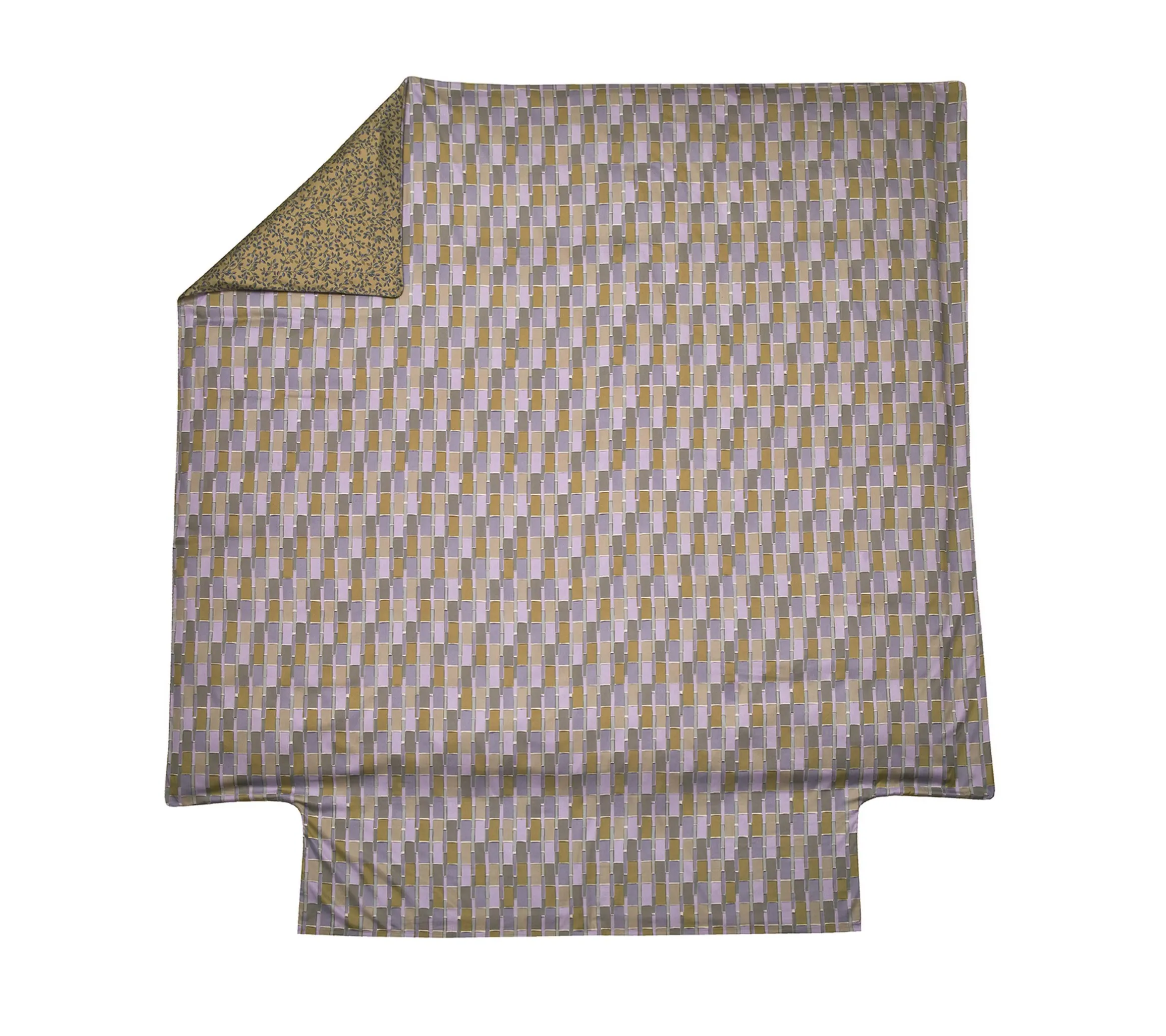 HOUSSE DE COUETTE MIX AND MATCH LILAS