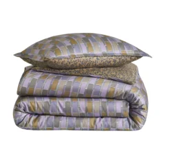HOUSSE DE COUETTE MIX AND MATCH LILAS