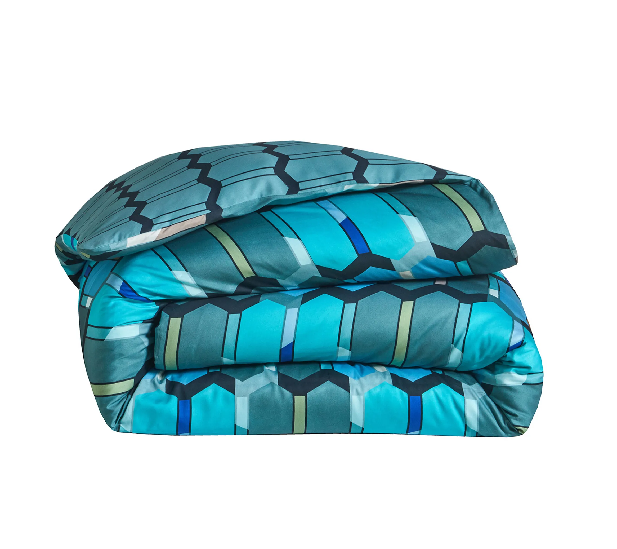 HOUSSE DE COUETTE MOSAIC COBALT