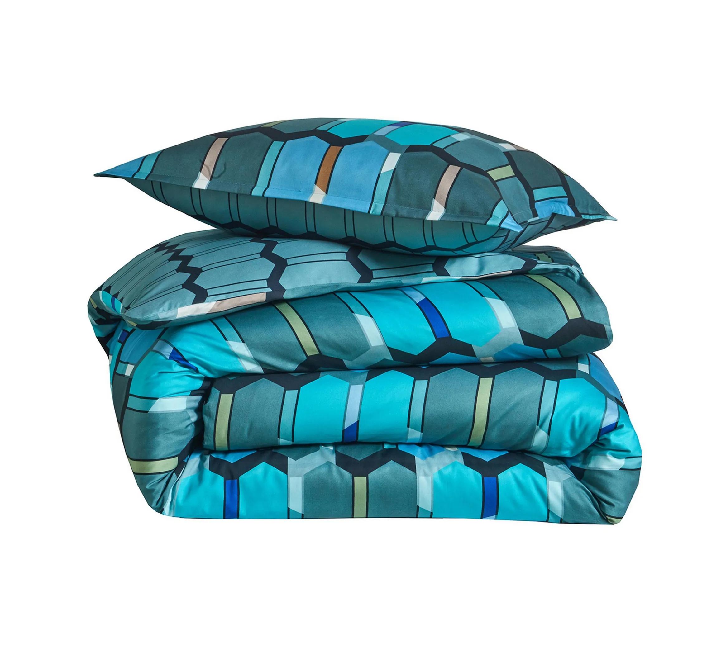 HOUSSE DE COUETTE MOSAIC COBALT