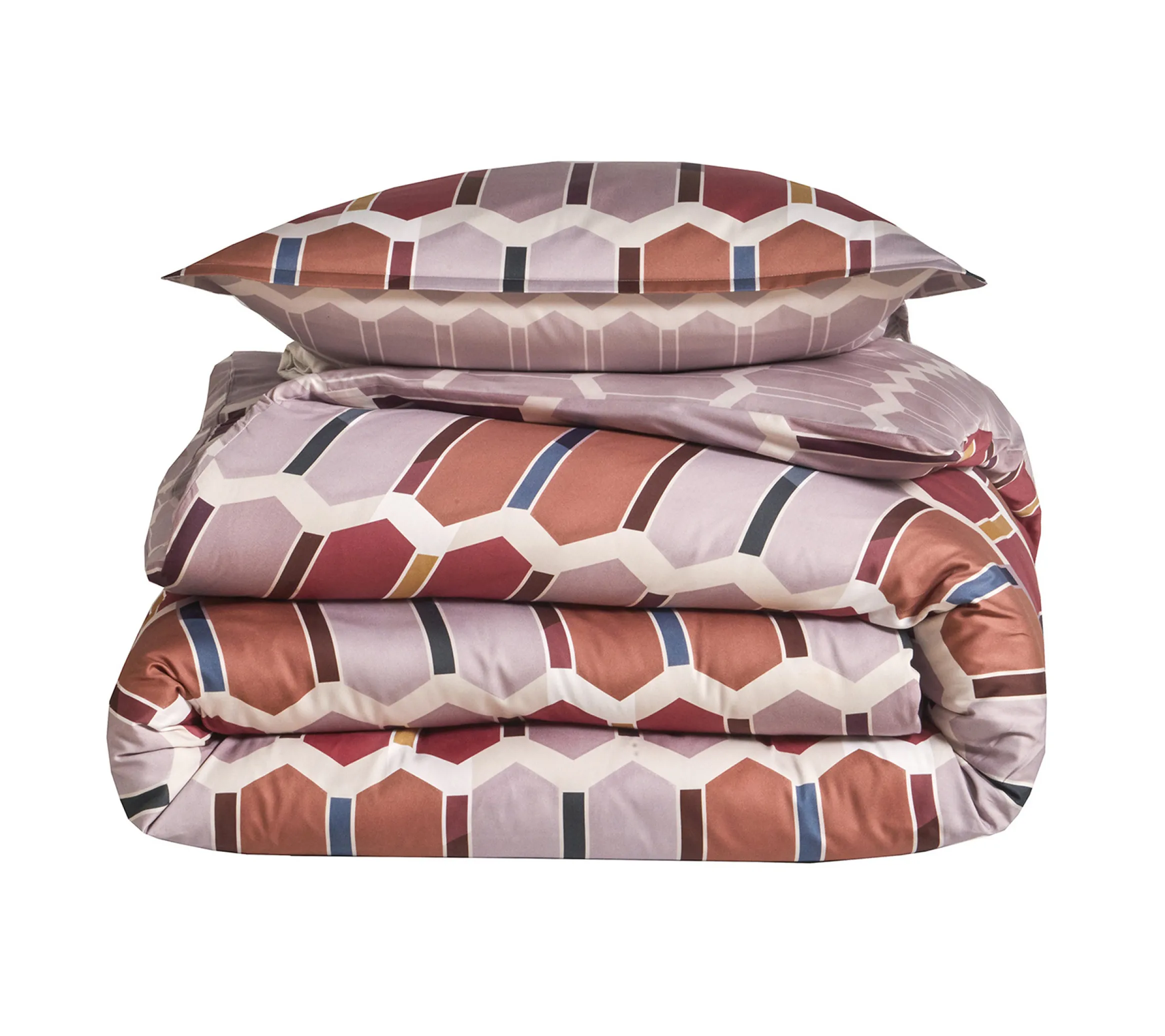 HOUSSE DE COUETTE MOSAIC SIENNE