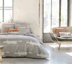HOUSSE DE COUETTE MR FOX GRIS