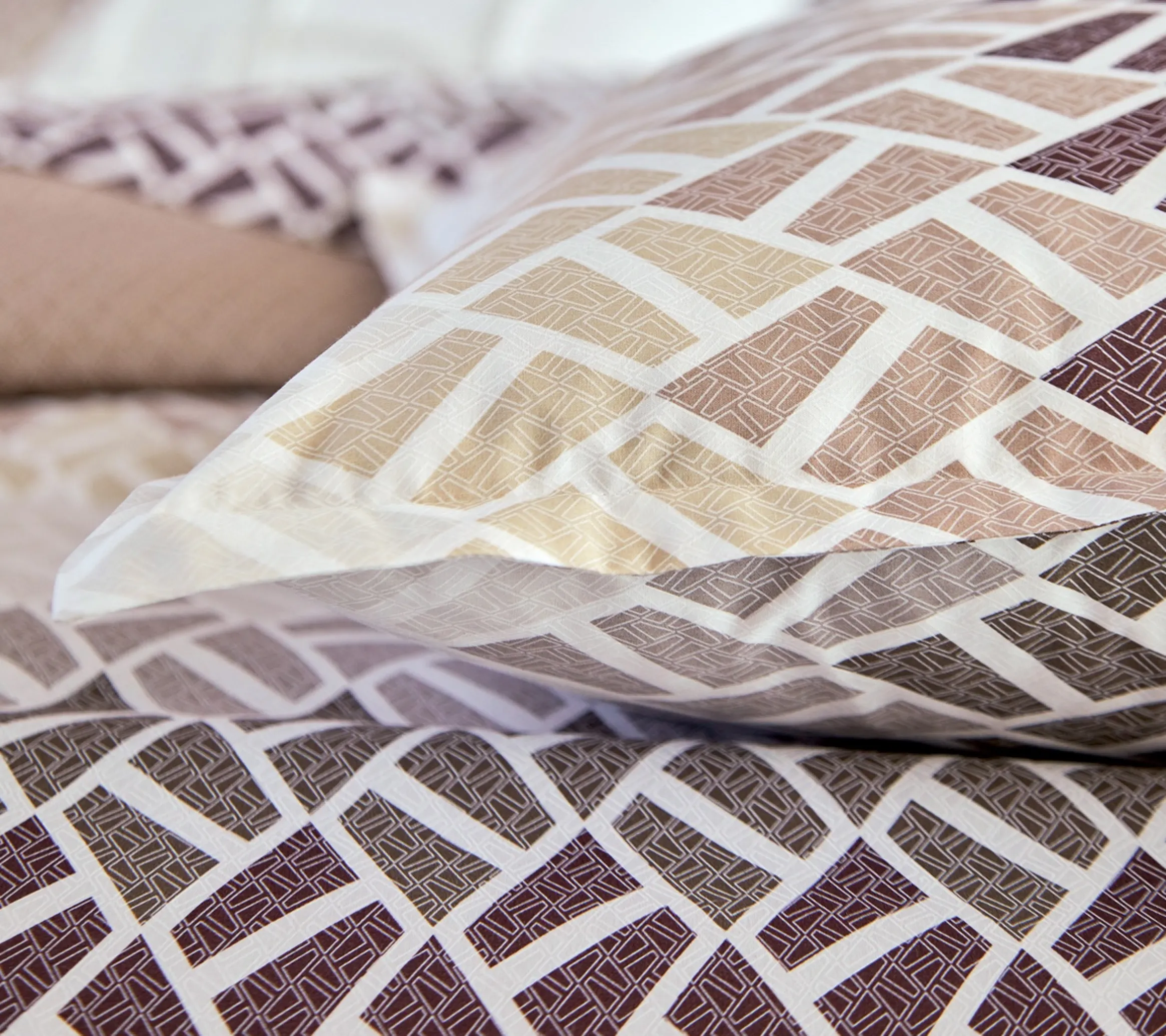 HOUSSE DE COUETTE NUANCES GRENAT