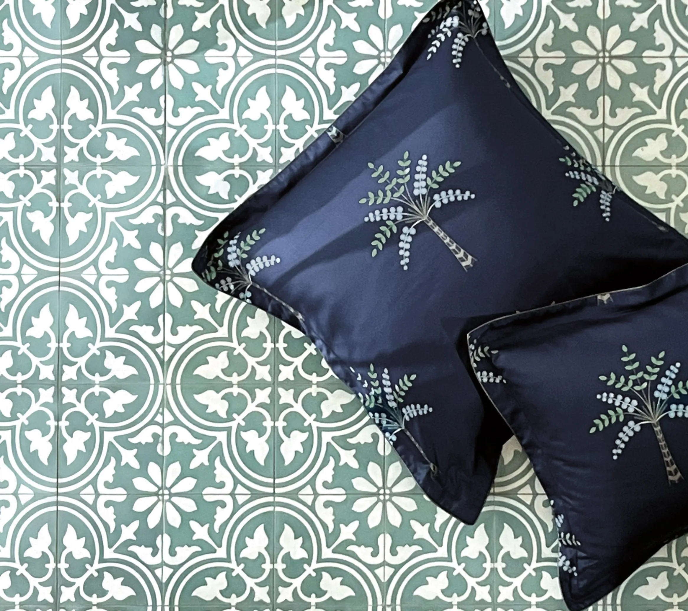 HOUSSE DE COUETTE PALM GROVE NUIT