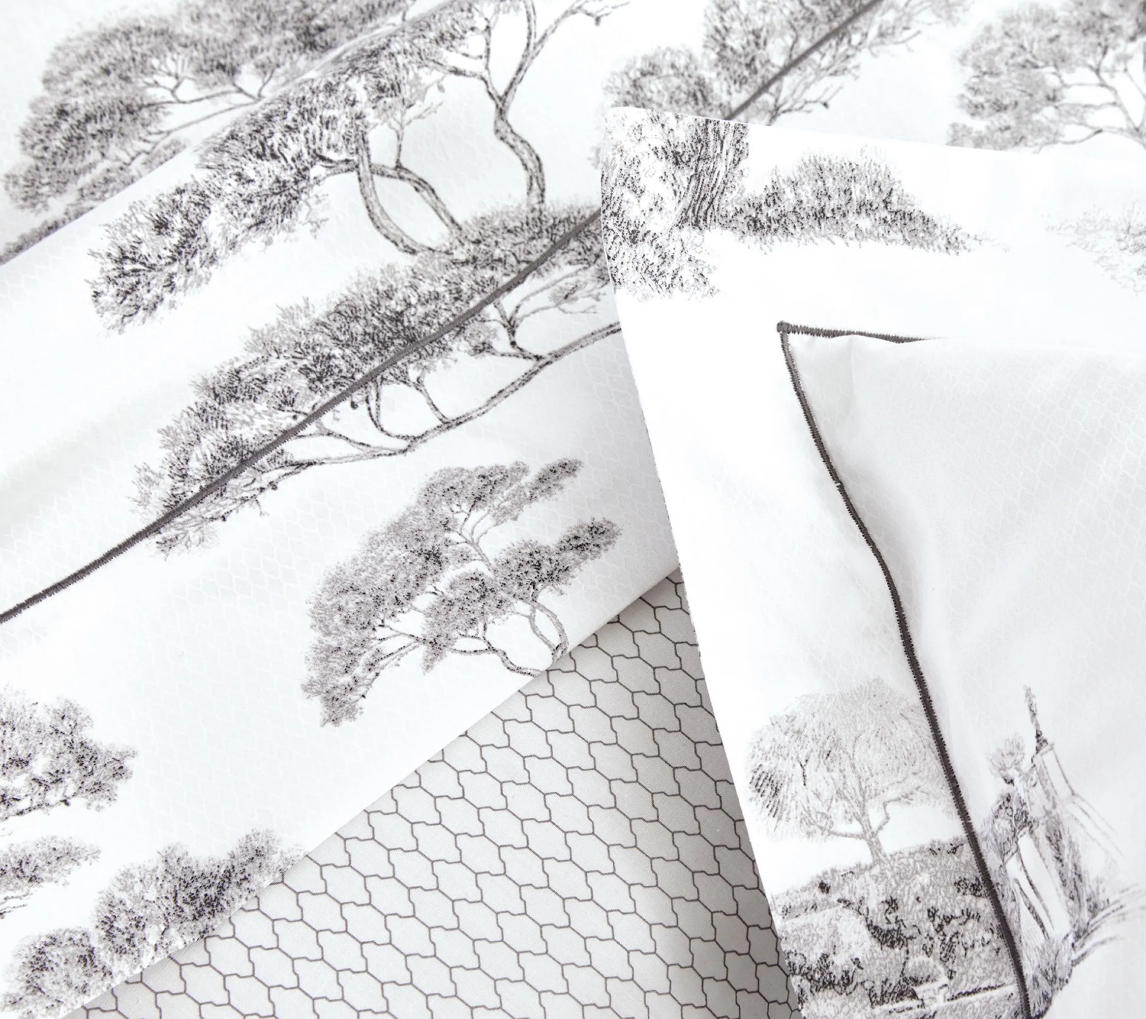 HOUSSE DE COUETTE PROMENADE GRAPHITE