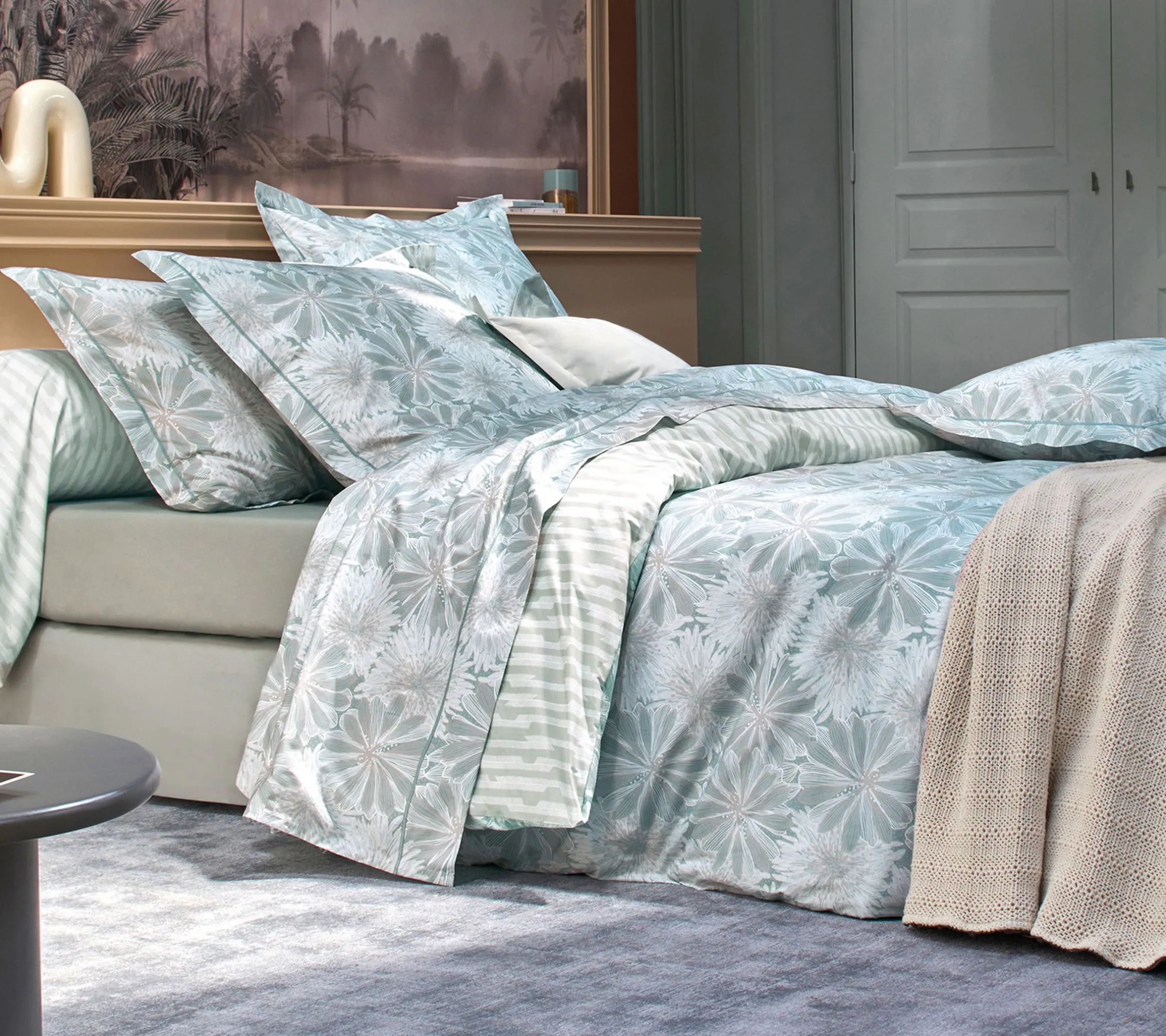 HOUSSE DE COUETTE SERENITE BLEU CIEL
