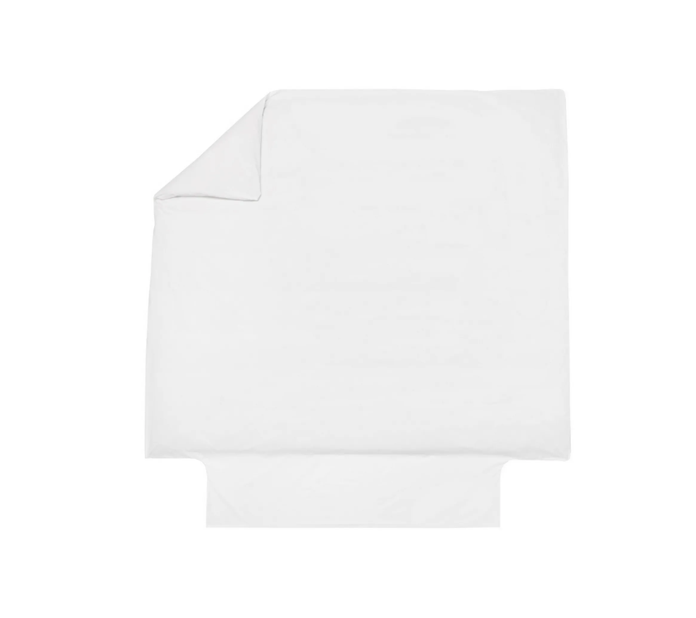 HOUSSE DE COUETTE UNI COTON BLANC