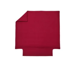 HOUSSE DE COUETTE UNI COTON CARMIN