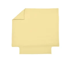 HOUSSE DE COUETTE UNI COTON JAUNE