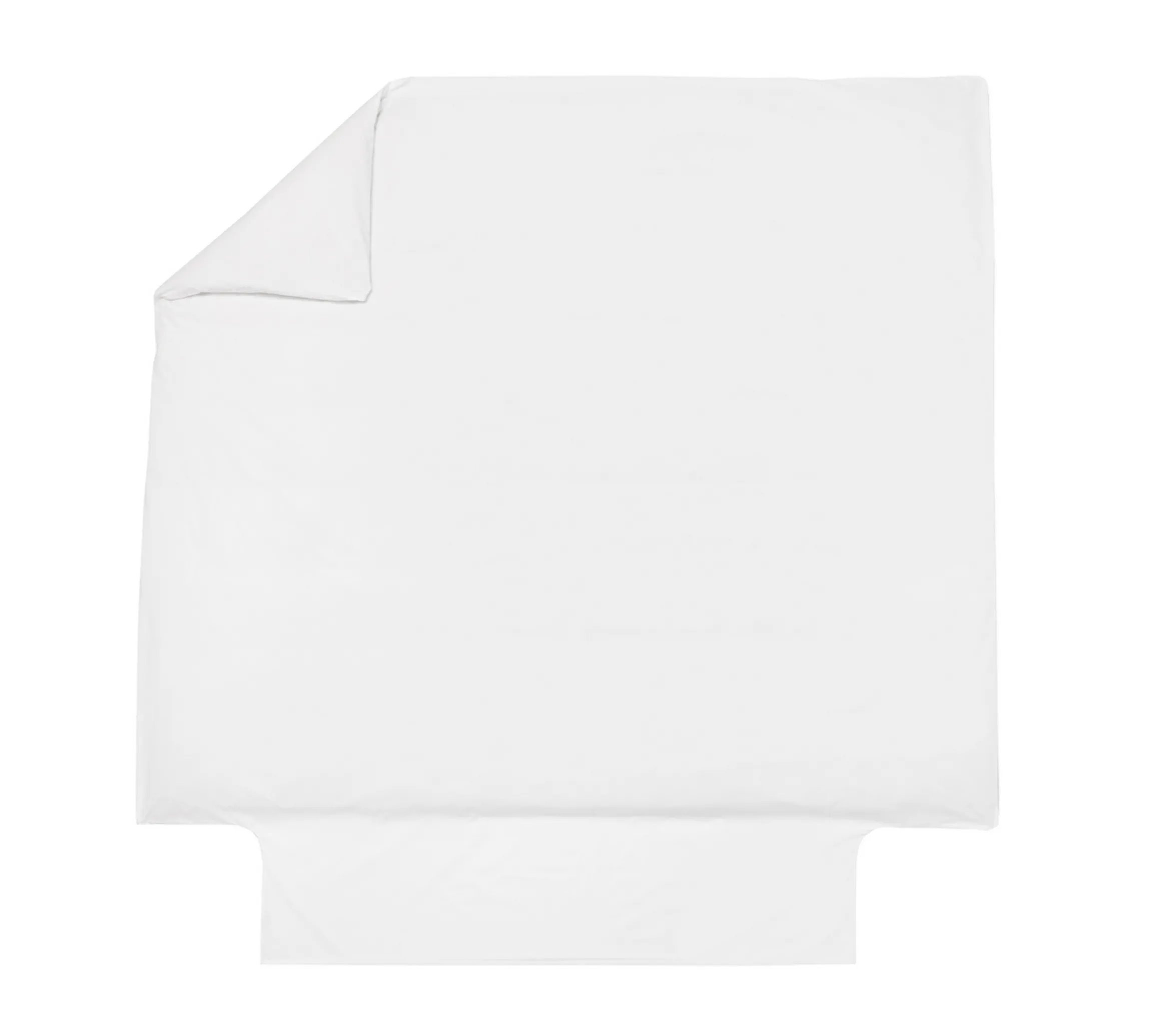 HOUSSE DE COUETTE UNI PERCALE BLANC