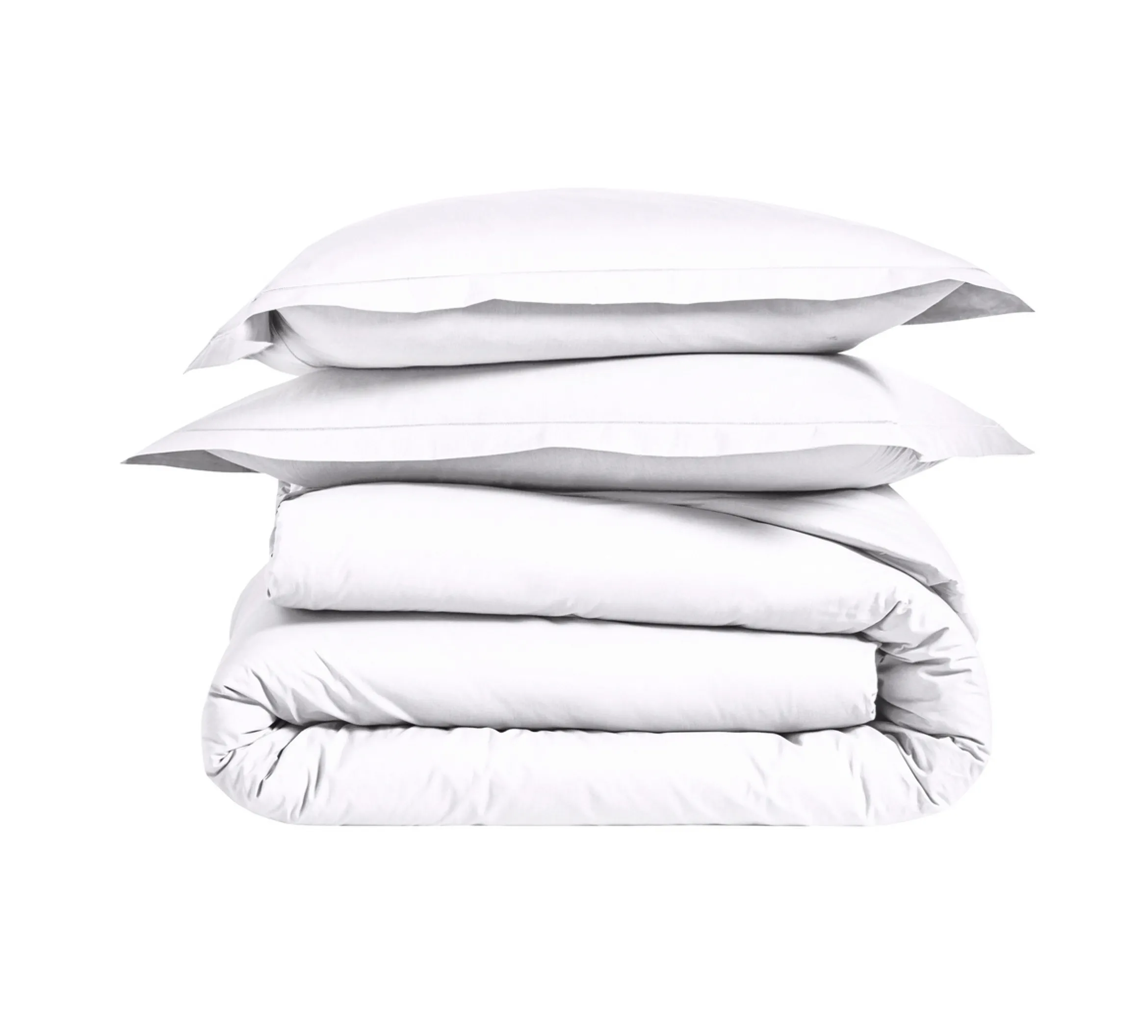 HOUSSE DE COUETTE UNI PERCALE BLANC