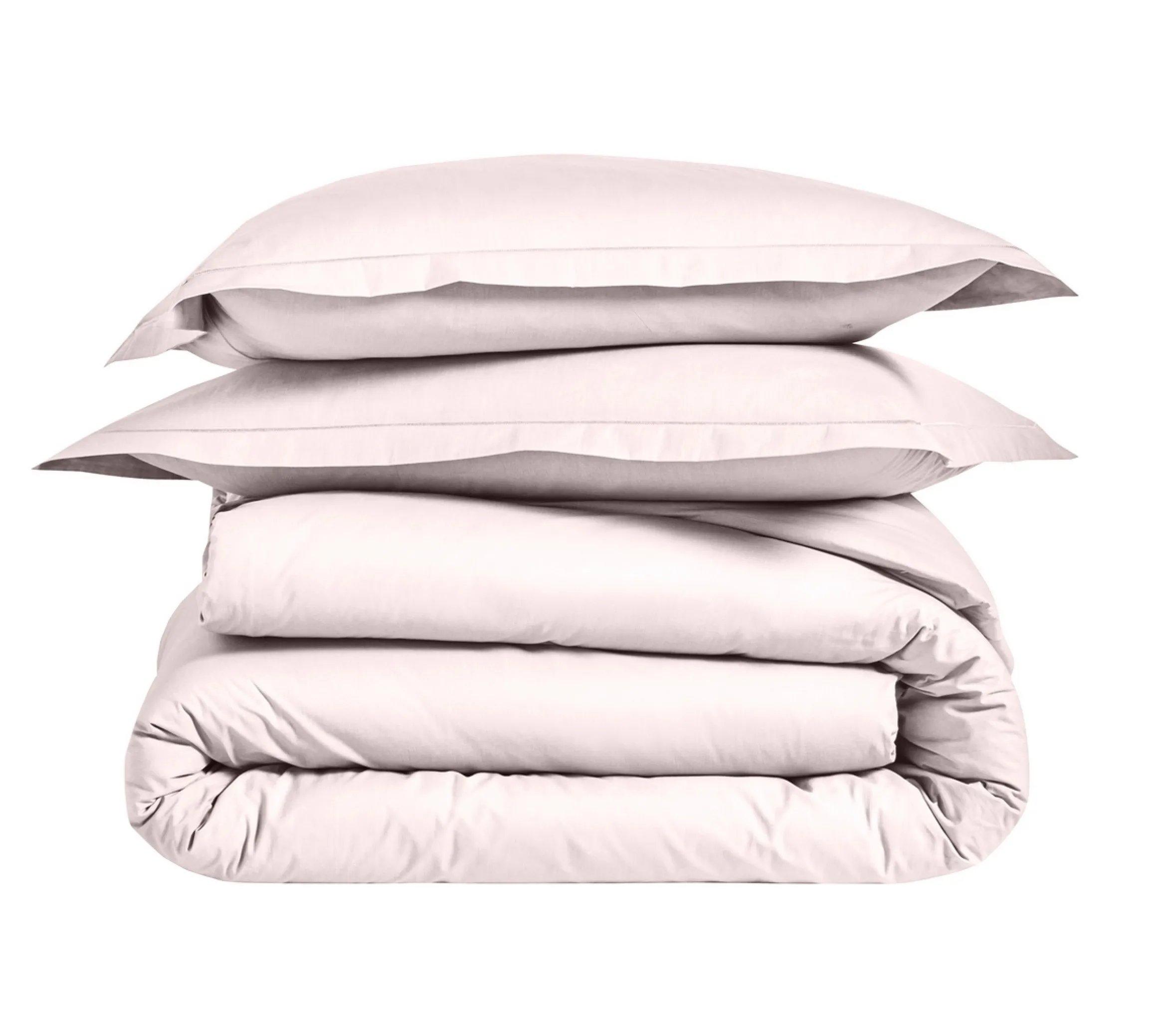 HOUSSE DE COUETTE UNI PERCALE PETALE