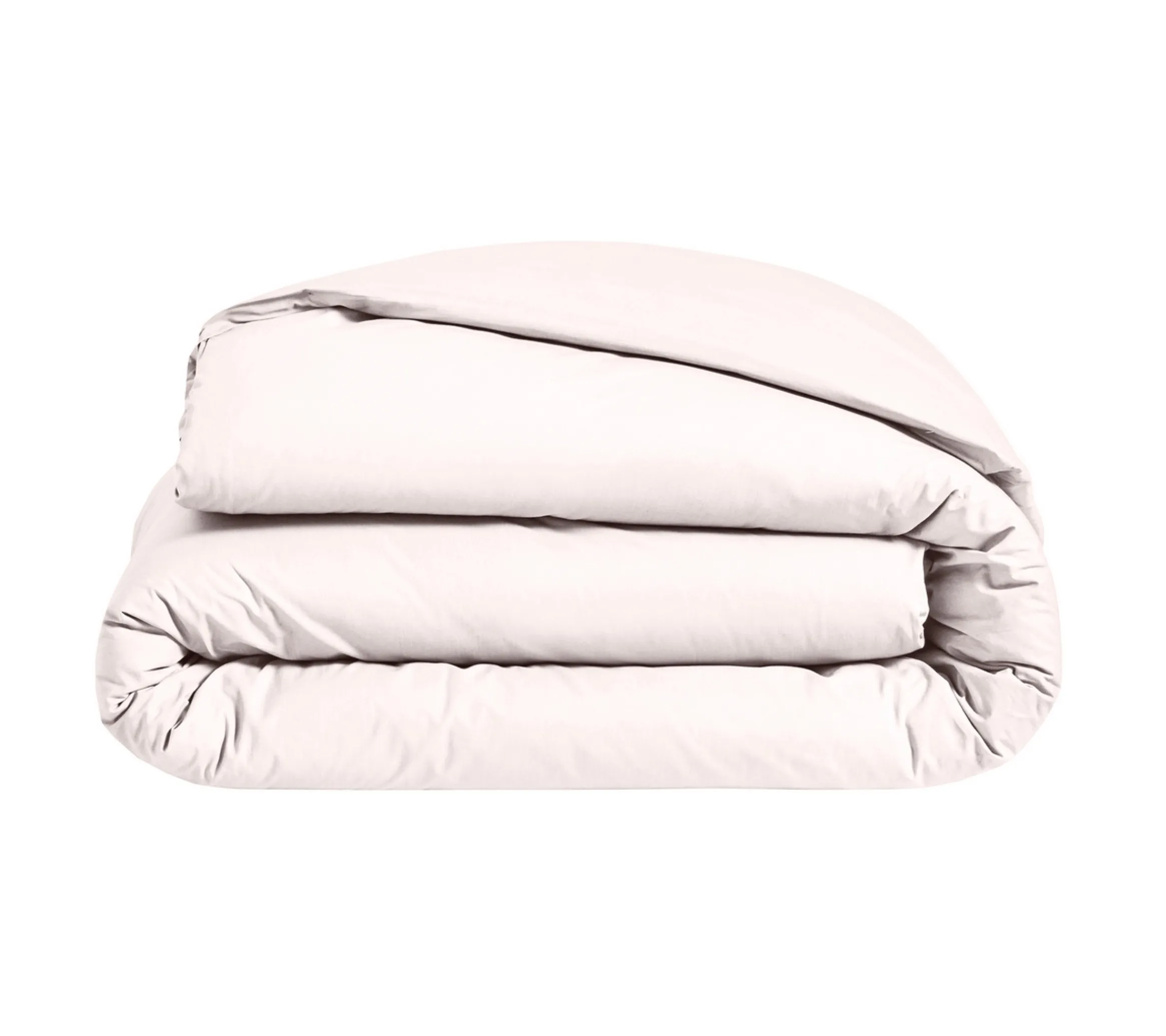 HOUSSE DE COUETTE UNI PERCALE PETALE