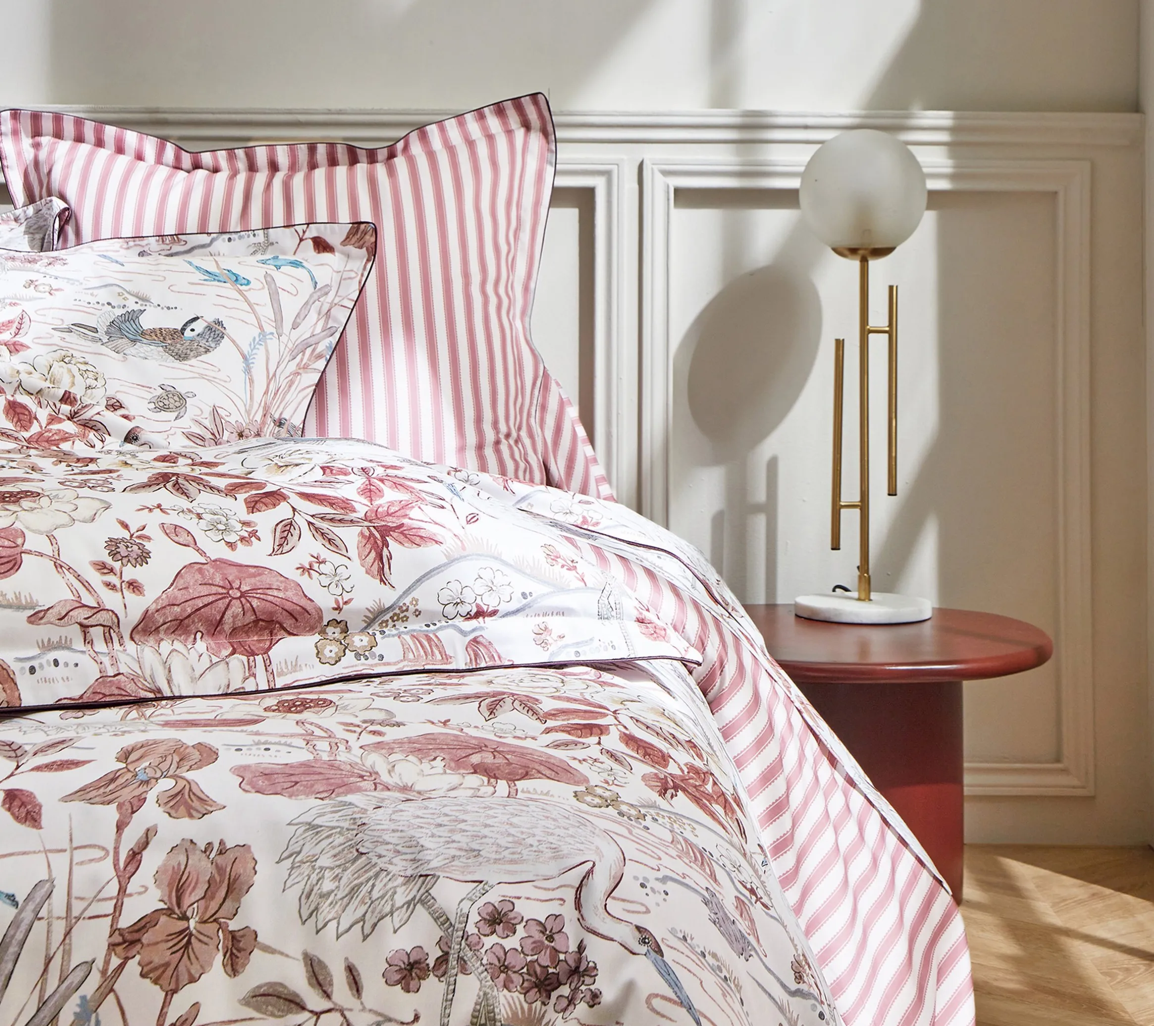 HOUSSE DE COUETTE WATER GARDEN ROSE
