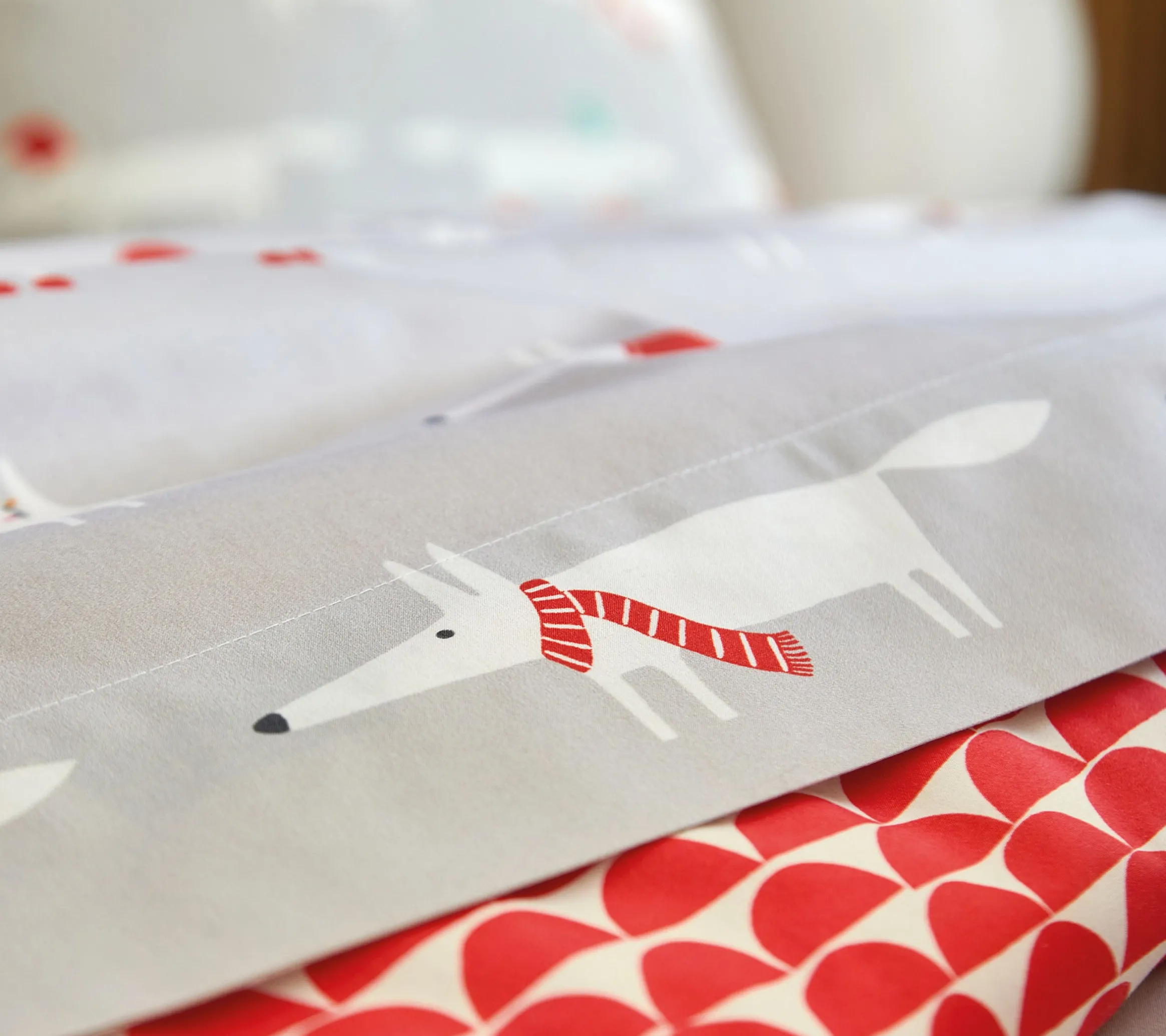HOUSSE DE COUETTE WINTER FOX NEIGE