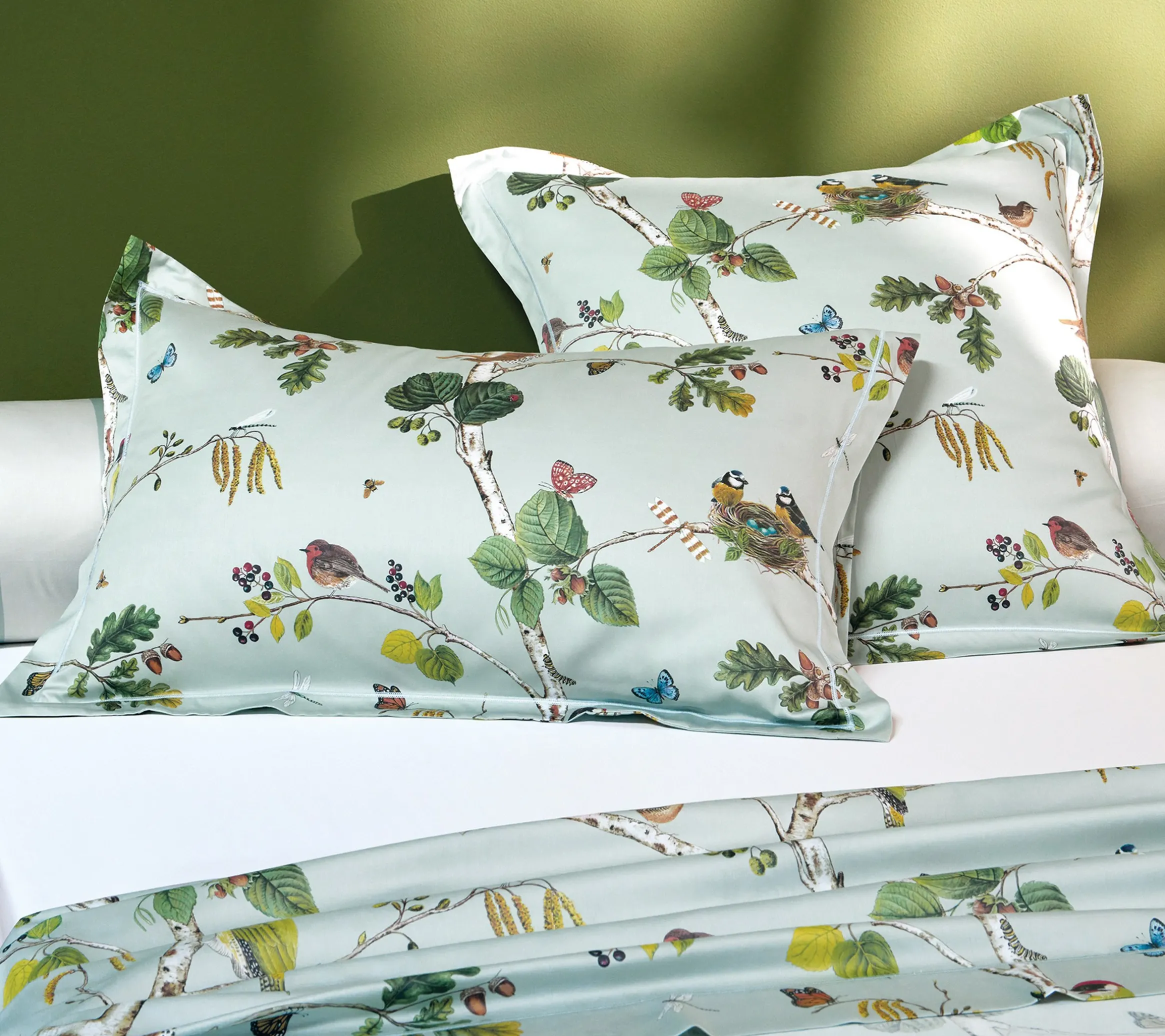 HOUSSE DE COUETTE WOODLAND BLEU CELESTE