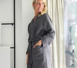 PEIGNOIR MANOIR ANTHRACITE