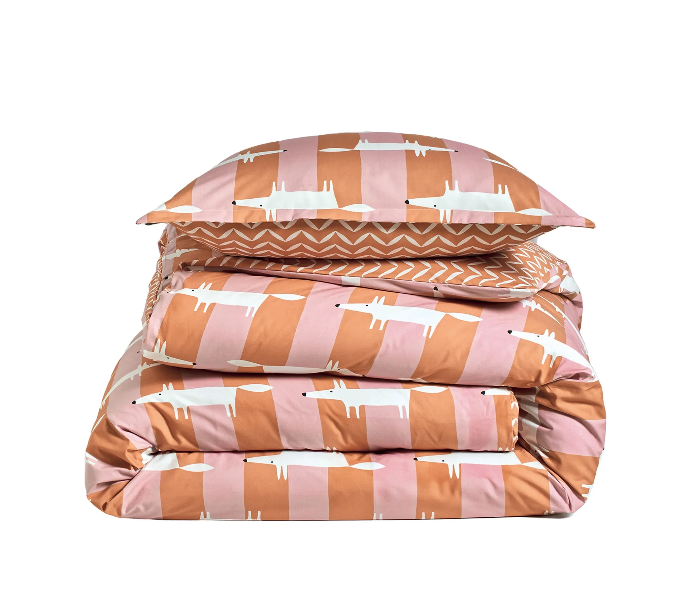 TAIE MR FOX STRIPE CORAIL