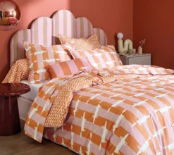 TAIE MR FOX STRIPE CORAIL