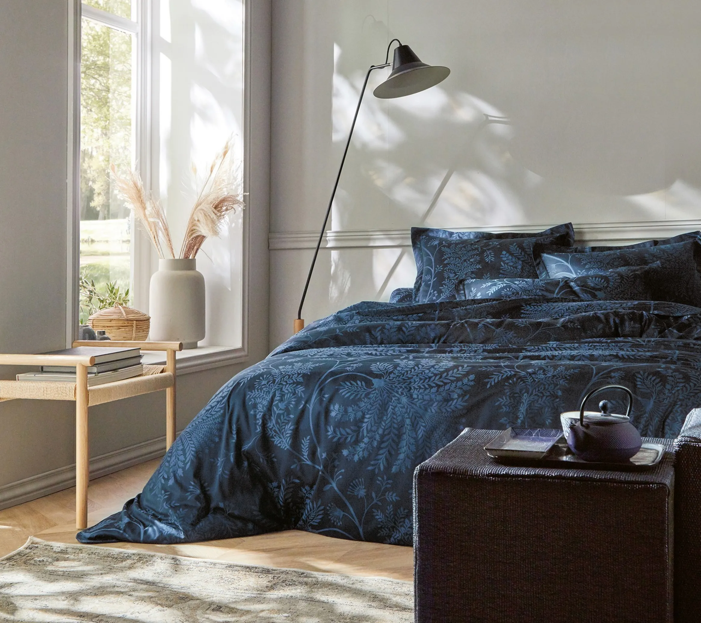 TAIE PALMYRE BLEU NUIT