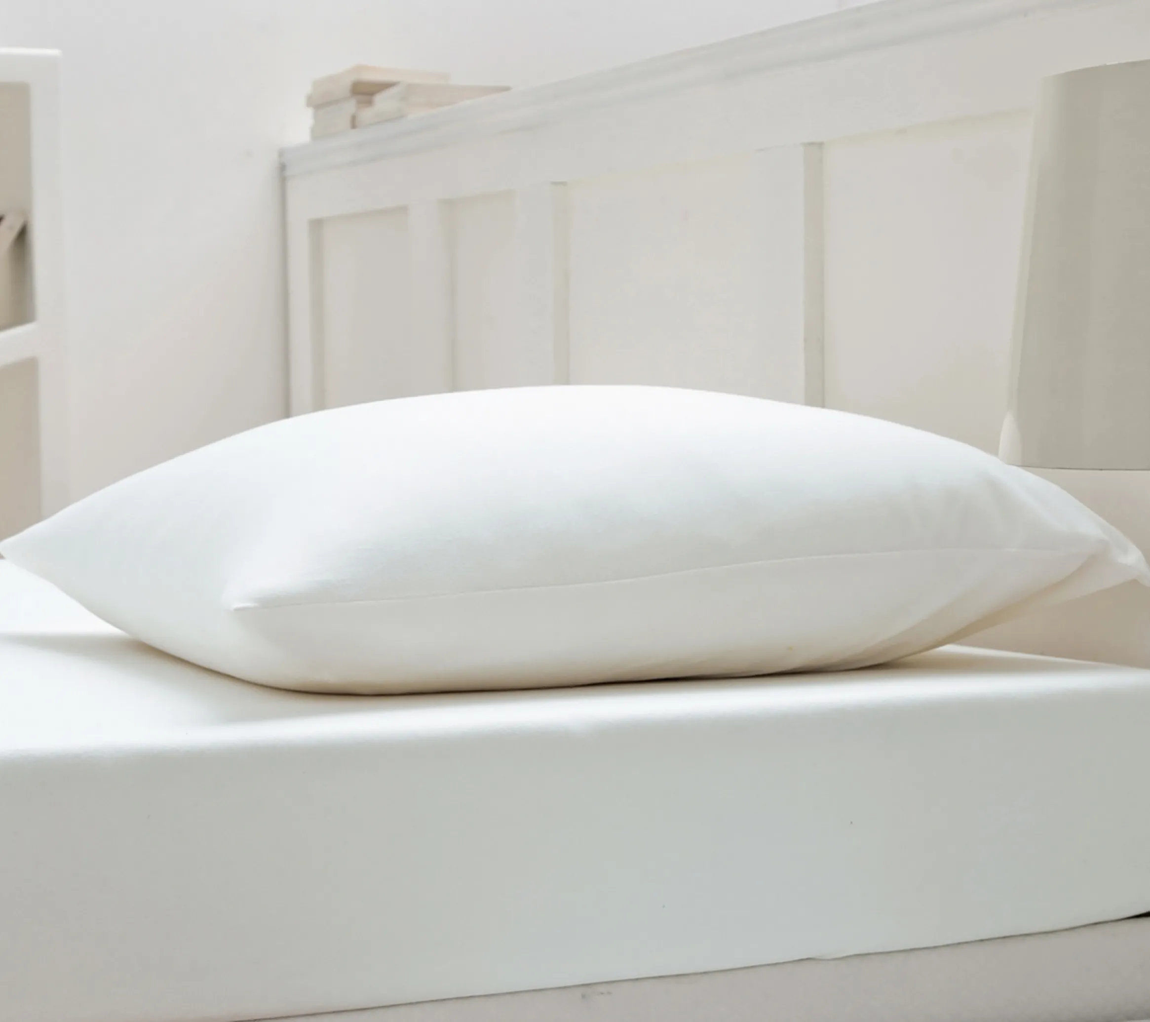 TAIE UNI COTON EXTENSIBLE BLANC