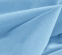 TAIE UNI COTON EXTENSIBLE BLEU CIEL