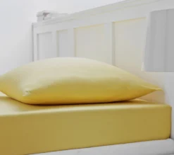 TAIE UNI COTON EXTENSIBLE CITRON