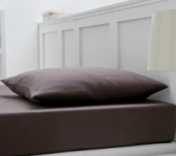 TAIE UNI COTON EXTENSIBLE EBENE