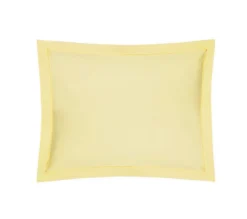 TAIE UNI COTON JAUNE