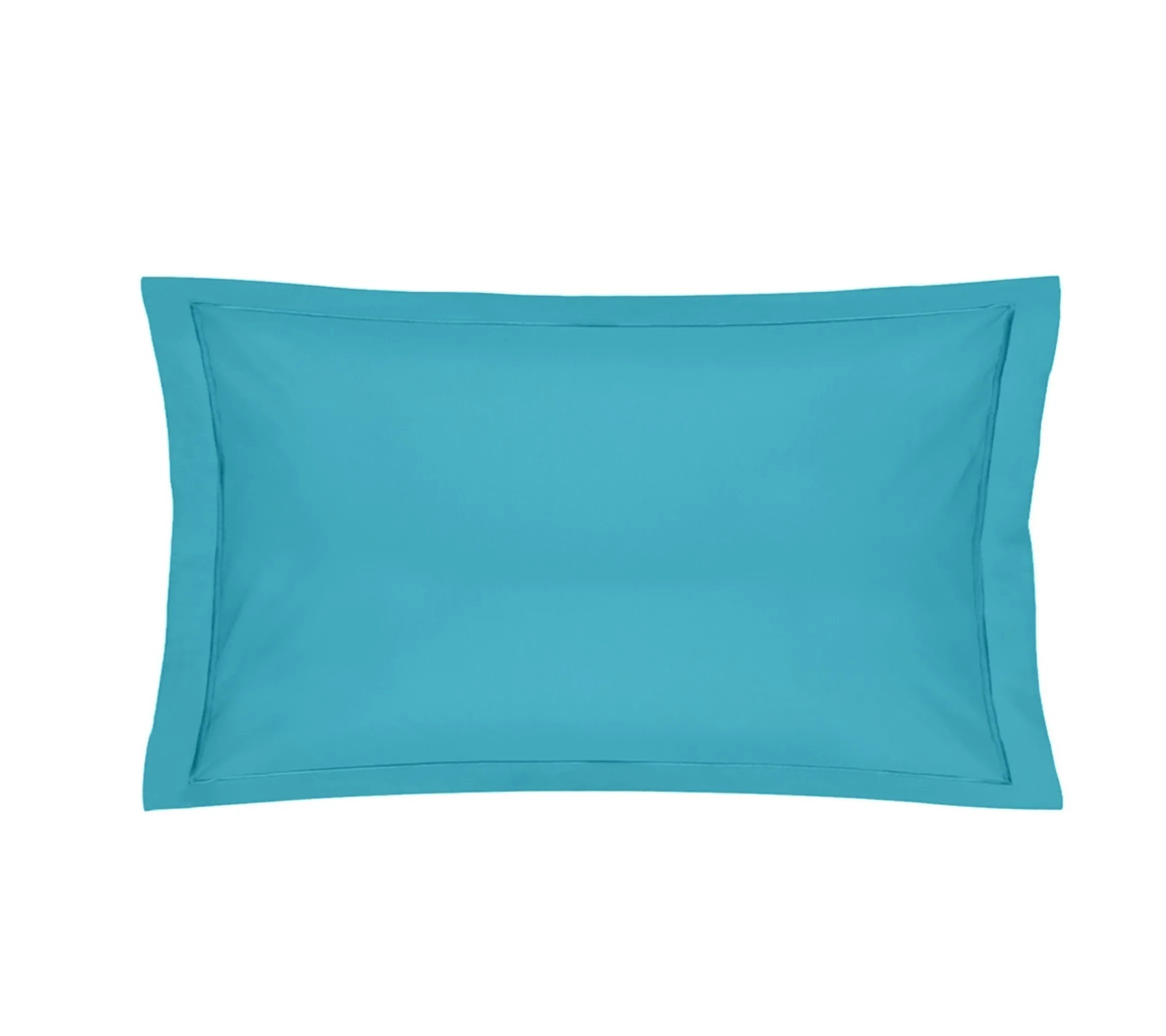 TAIE UNI PERCALE BLEU CANARD