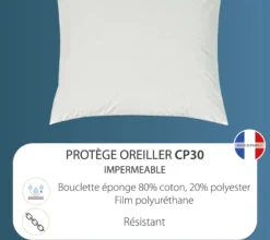 TAIE UNI QUALITE CP30 BLANC